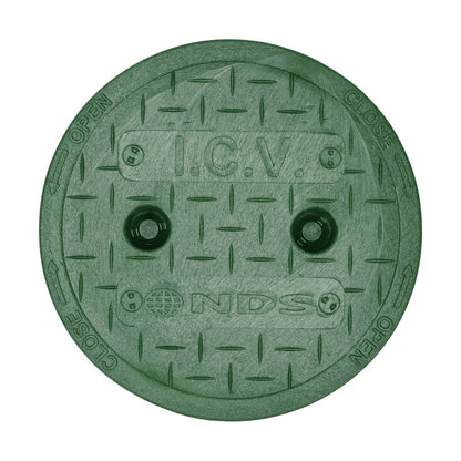6 in. ROUND GRN BOX/GRN CVR ICV
