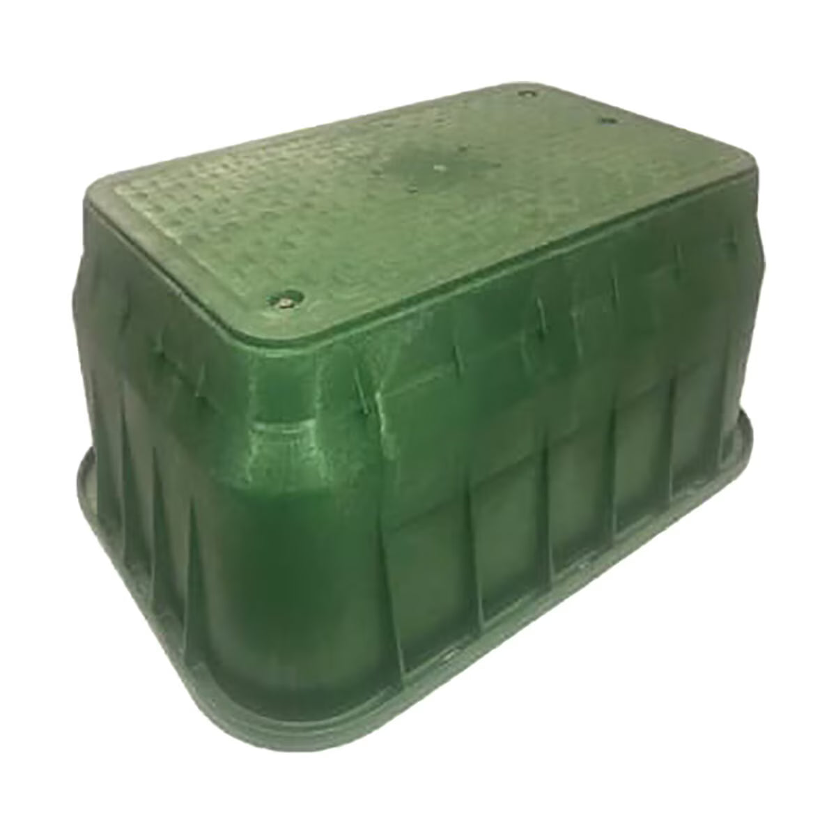NDS Pro-Spec Valve Box Green Box w/ Green Cover & Bolt 17 in. x 30 in. x 18 in.