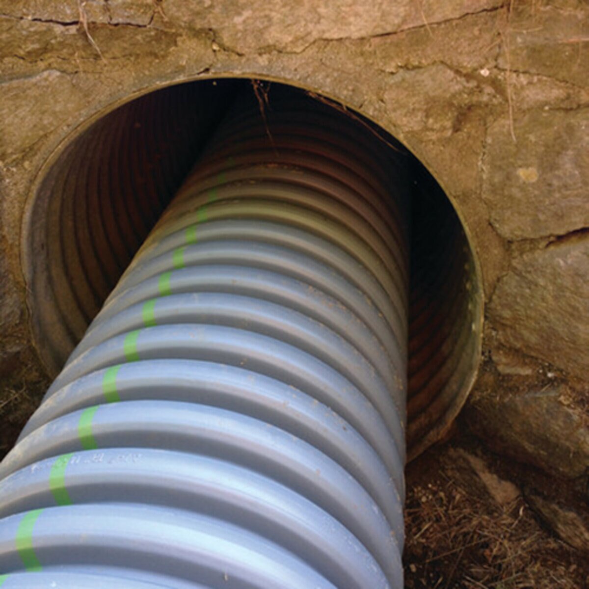 ADS HP Storm Dual Wall Pipe Solid 12 in. x 20 ft.