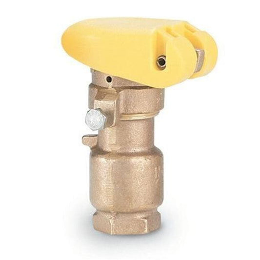 Rain Bird Quick Coupling Valve 3/4 in. FIPT Inlet 2 pc. Body Double Track Key Lug with Yellow Cover