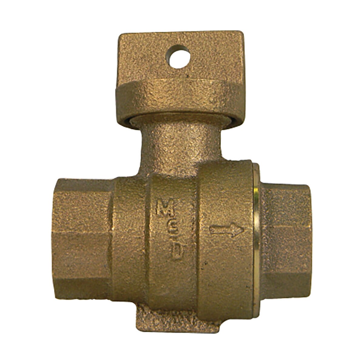5131-269  McDonald Curb Stop And Waste Lead Free Valve 1 in.