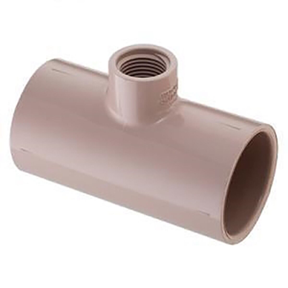 402-209UV  Sch 40 UV Resistant PVC Reducing Tee 1-1/2 in. x 1/2 in. Socket x FIPT