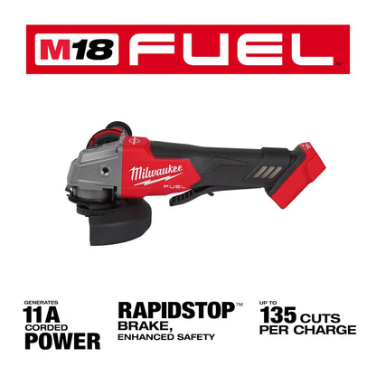 Milwaukee M18 Fuel 4-1/2 in. / 5 in. Grinder Paddle Switch, No-Lock
