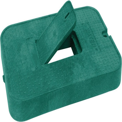 AEP Valve Box Rectangle 13 in. x 20 in. x 12 in.H Green Box/Green Lid Drop-in