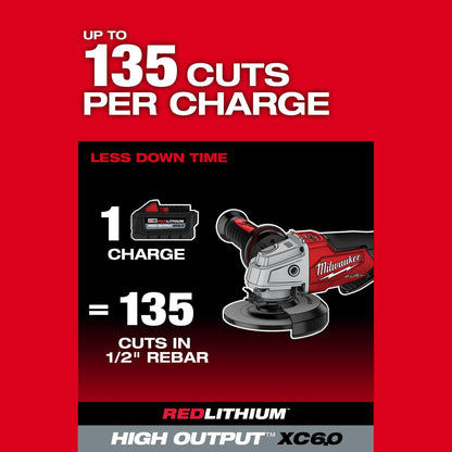 Milwaukee M18 Fuel 4-1/2 in. / 5 in. Grinder Paddle Switch, No-Lock