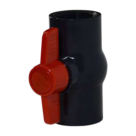 NDS Gray MIP Ball Valve Threaded x Threaded 150 PSI 1-1/2 in. Sch 40 PVC