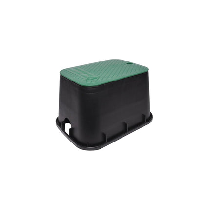 Dura Valve Box Overlapping ICV Green Body Rectangle 12 in. x 17 in. x 12 in.