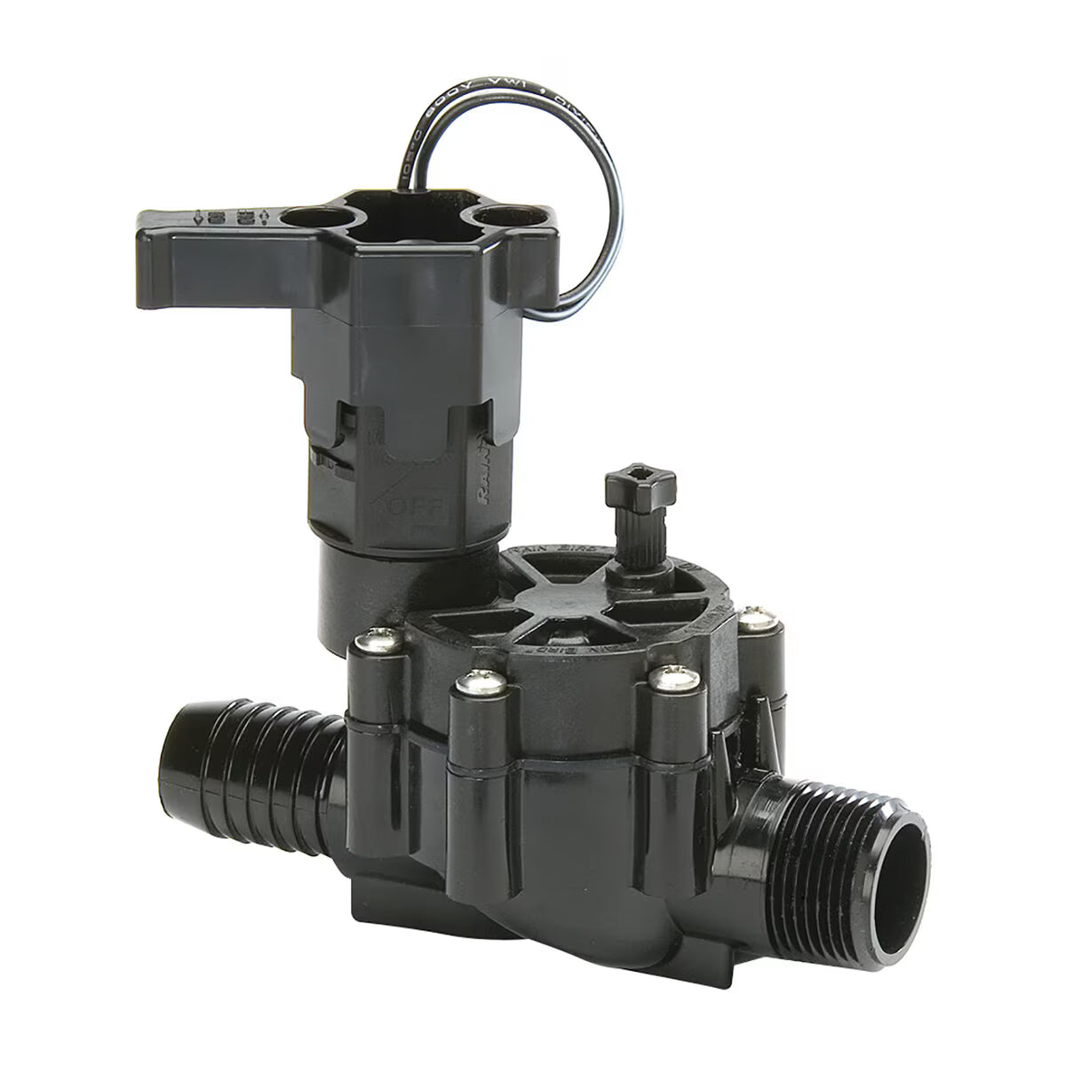 Rain Bird DV Globe Valve Plastic 1 in. MIPT x Barb