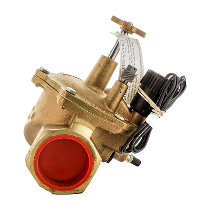 Toro Globe Valve 220 Brass 2 in. w/ EZReg Pressure Regulator and Flow Control FIPT x FIPT