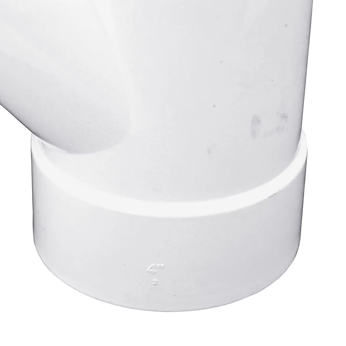 4P08  NDS PVC S&D 45 Deg. Wye HUB x HUB x HUB White 4 in.