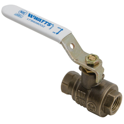 WATTS  0450106  1.5 BALL VALVE 2PC FP LF LFB6080G2
