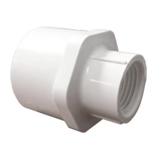 Dura  435-168  Reducing Adapter Sch 40 PVC 1-1/4 in. x 1 in. Slip x Fipt
