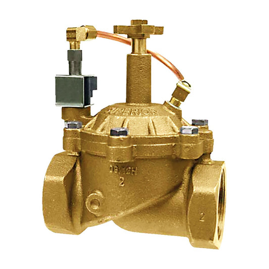 Superior Reclaimed Water Valve Brass 1-1/2 in. Normally Open