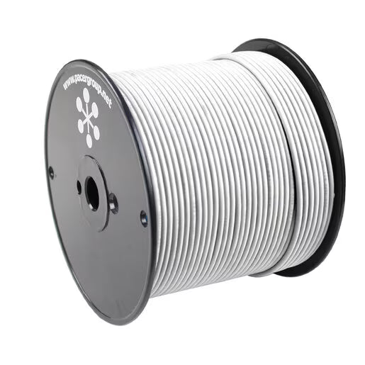 UF Wire 500 ft. 14 Gauge White w/ Black Stripe