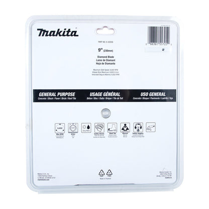 Makita Turbo Diamond Blade General Purpose 9 in.