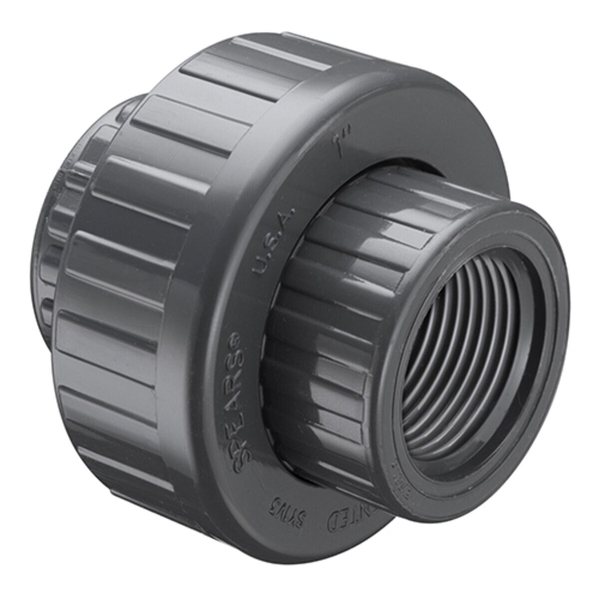 858-030 Sch 80 PVC Union (Old Style) 3 in. FIPT w/ FKM O-Rings | Spears