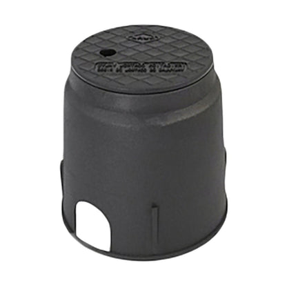 Carson Econo TrussT Round Valve Box w/ Twist Cover Black ICV 6 in.