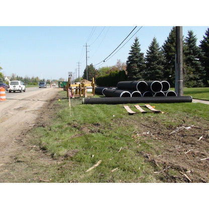ADS 8 in. x 20 ft. N-12 Dual Wall Pipe Perforated