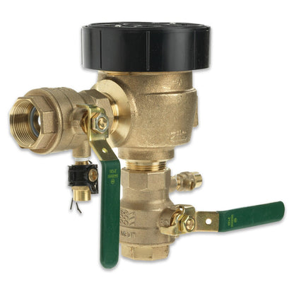 T387126  Watts 800M4 Anti-Siphon Pressure Vacuum Breaker w/ Ball Valves 1-1/4 in. Bronze w/ Freeze Sensing Capability (Sensing Upgrade Kit Sold Separately) | T387126