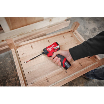 Milwaukee Fuel 1/4 In. Hex Impact Driver Kit M12