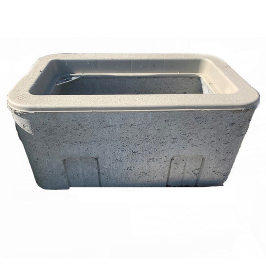 Christy N30 Enclosure Reinforced Concrete Rectangular 13 in. x 24 in. x 12 in. w/ Plastic Cap