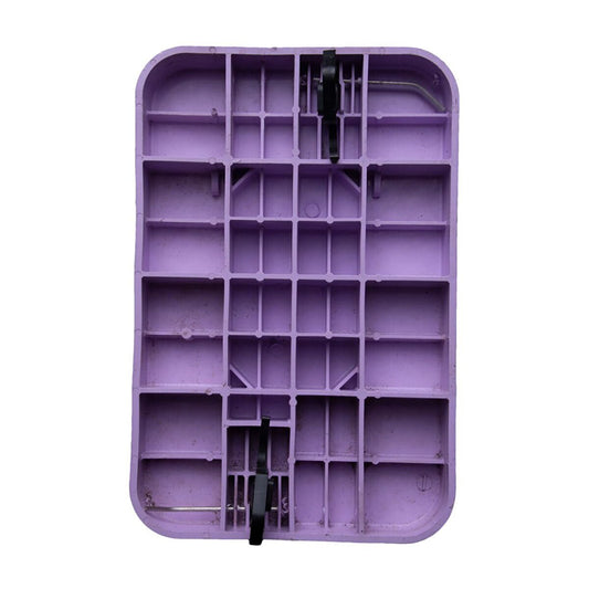 Oldcastle Valve Box Lid Purple 20 in. L x 14 in. W w/ Snap Lock Armor Lid Only