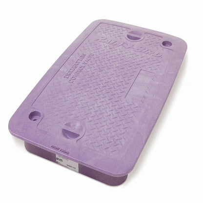 Rain Bird VB Jumbo Valve Box Lid Rectangle Purple Polyethylene Lid Only