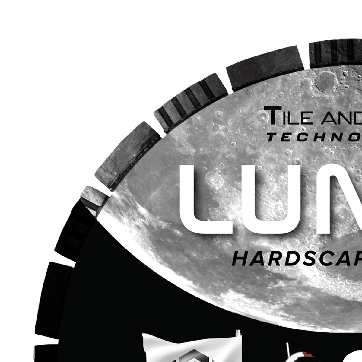 Tile and Stone Technologies Lunar 14 in. Wet-Dry Hardscape Blade