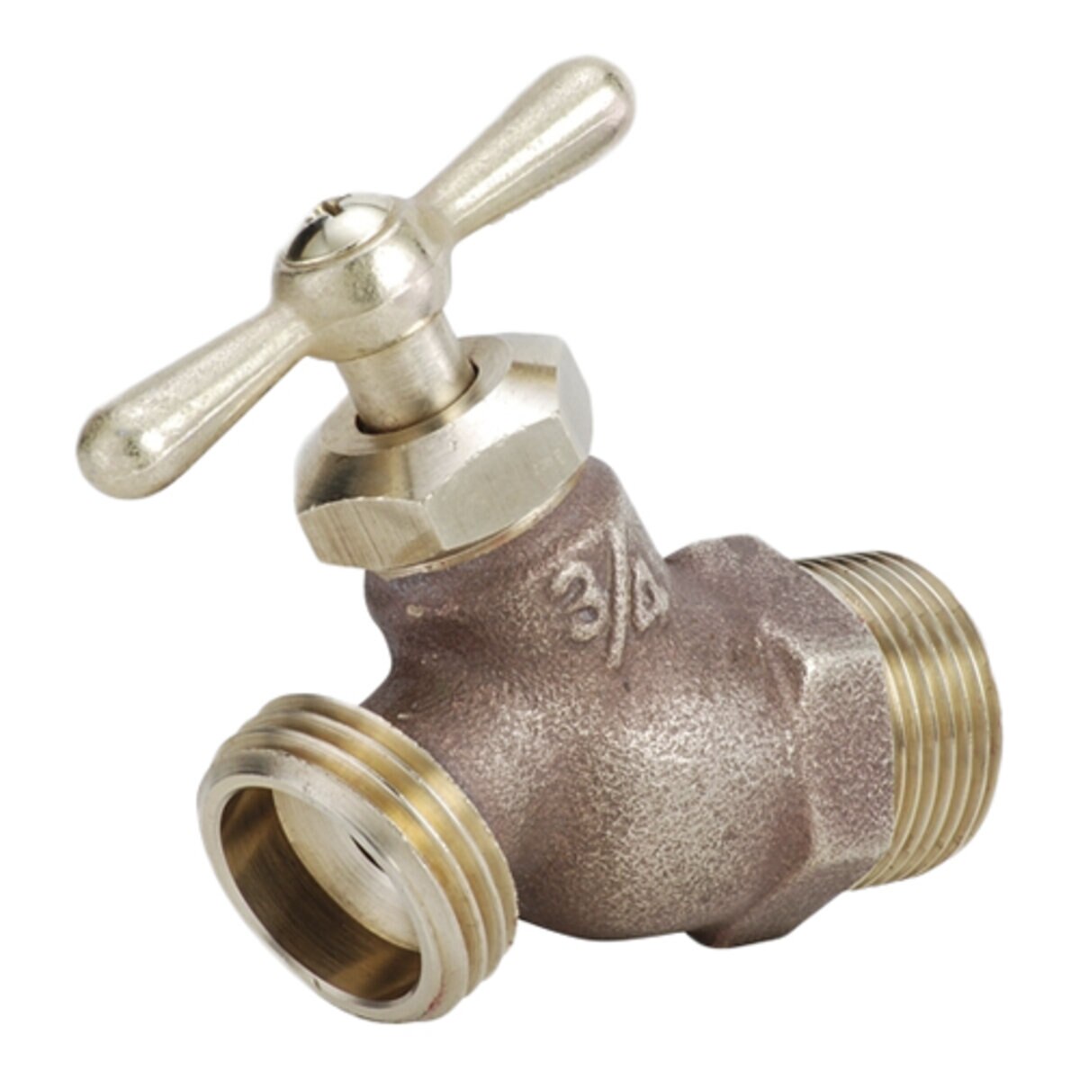 Matco Hose Bibb Bronze 3/4 in. MIPT x MHT No-Kink