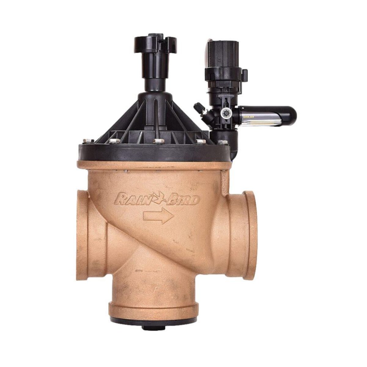 Rain Bird BPES Globe/Angle Scrubber Valve Brass 3 in. w/ Flow Control FIPT x FIPT