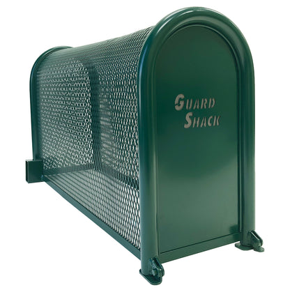GuardShack Powdercoated Enclosure Lift-Off (10"W x 18"H x 12"L) - Green/Tan