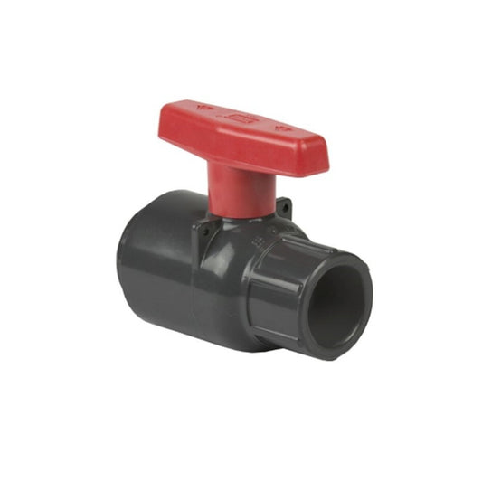 Spears Compact PVC Ball Valve 1-1/4 in. Socket w/ FKM O-Ring