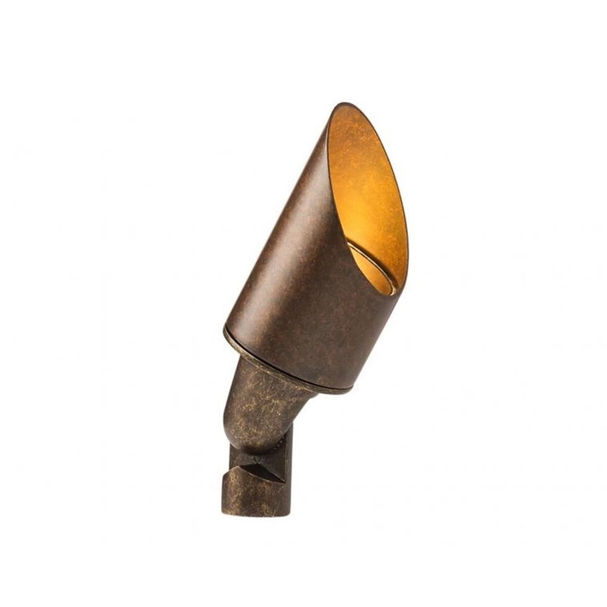 NR ZDC LED Uplight, Long Shroud, Antique Tumbled