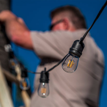 Bistro LED-1W-BISTRO-12V   Light 12V 24 ft. String S14 1W LED
