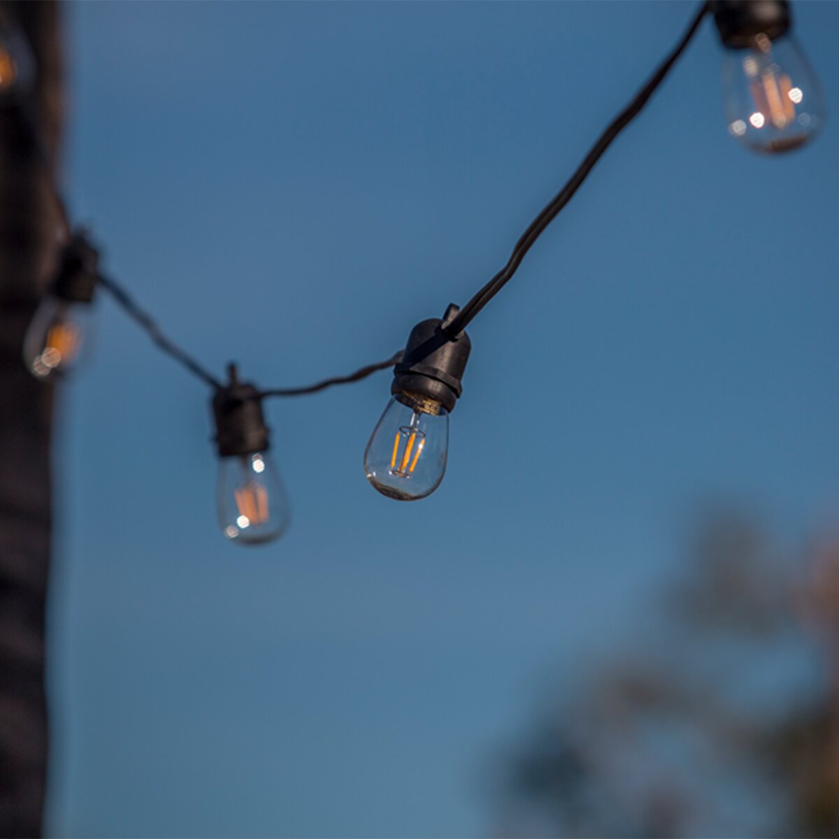 Bistro LED-1W-BISTRO-12V   Light 12V 24 ft. String S14 1W LED