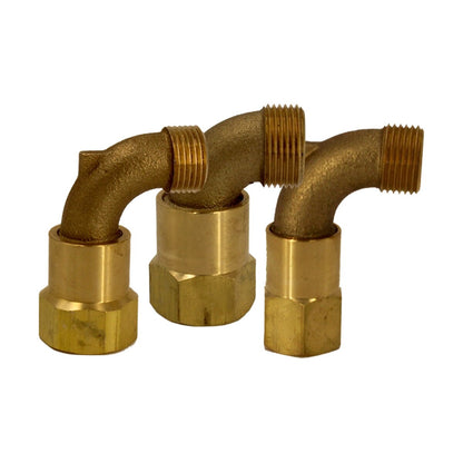 Brass Swivel Elbow 3/4 in. FPT X 3/4 in. GHT