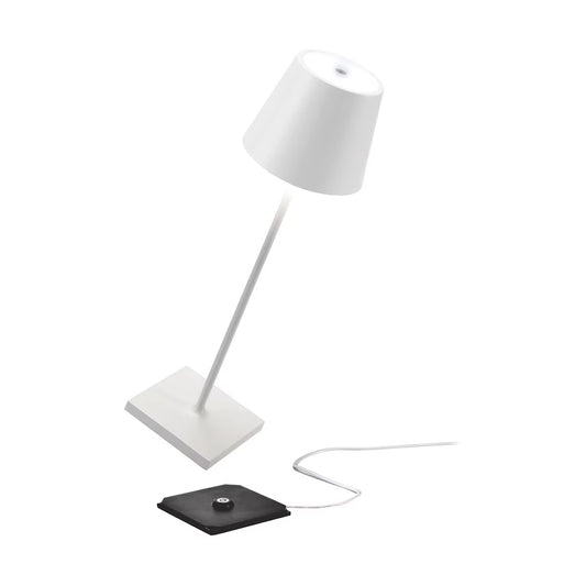 Zafferano LD0340B4 Polinda Pro Table Lamp - White