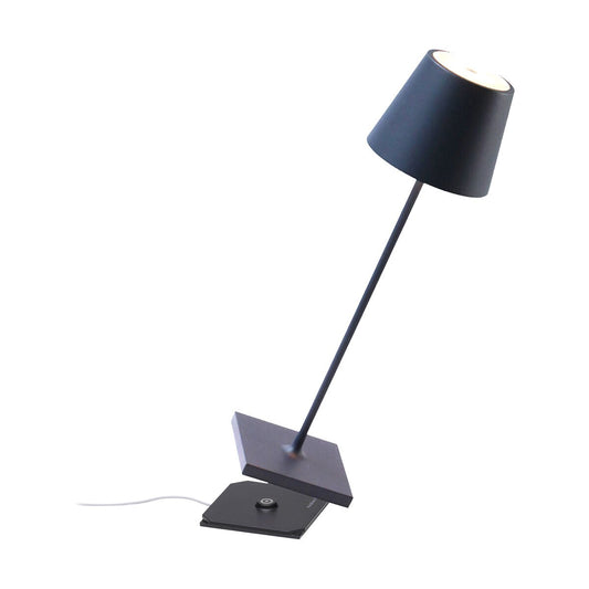 Zafferano LD0340Y4 Polinda Pro Table Lamp - Steel Blue