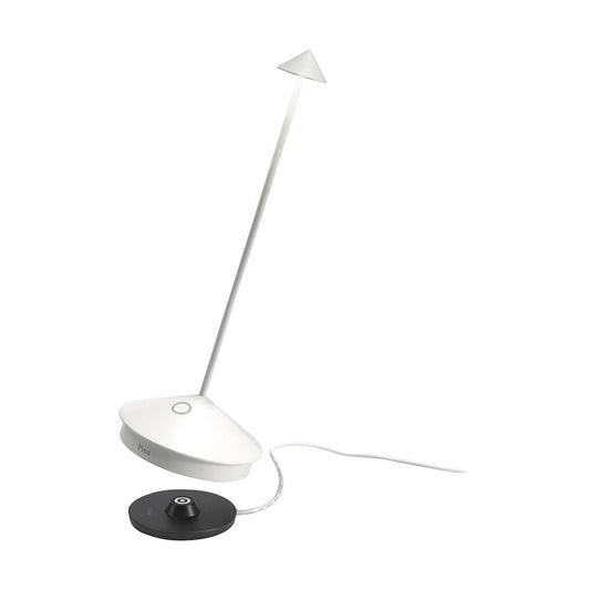 Zafferano LD0650B4  Pina Pro Table Lamp - White