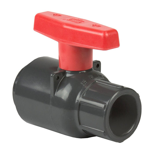 Spears Compact PVC Ball Valve 3 in. Socket w/ FKM O-Ring