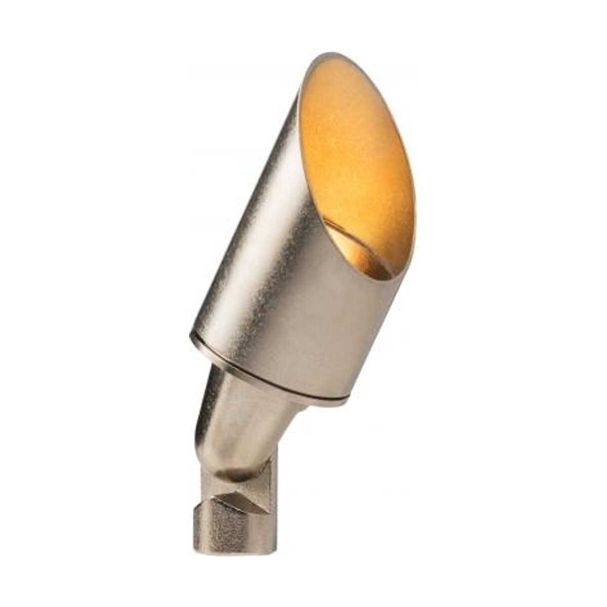 NR ZD 6LED Uplight, Long Shroud, Nickel Plate