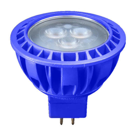 Brilliance 5W MR16 LED Lamp Red 450 Lumens 60-Degree Beam Angle 5700K Dimmable