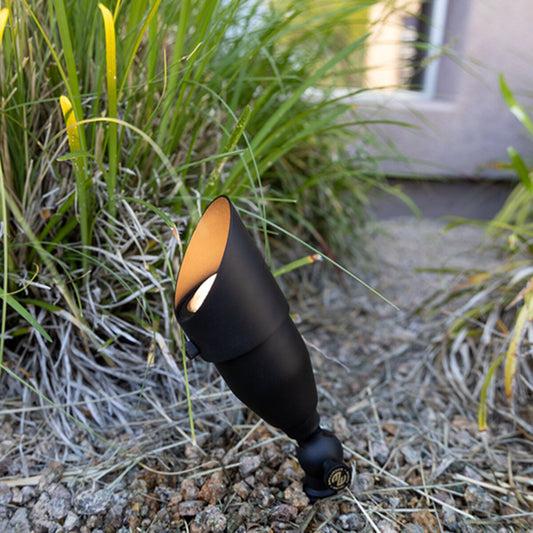 Brilliance-BD-DL-ECO-MR16-BK-NL- Metal Works Black Diamond Bullet Light NO LAMP Blackened Brass