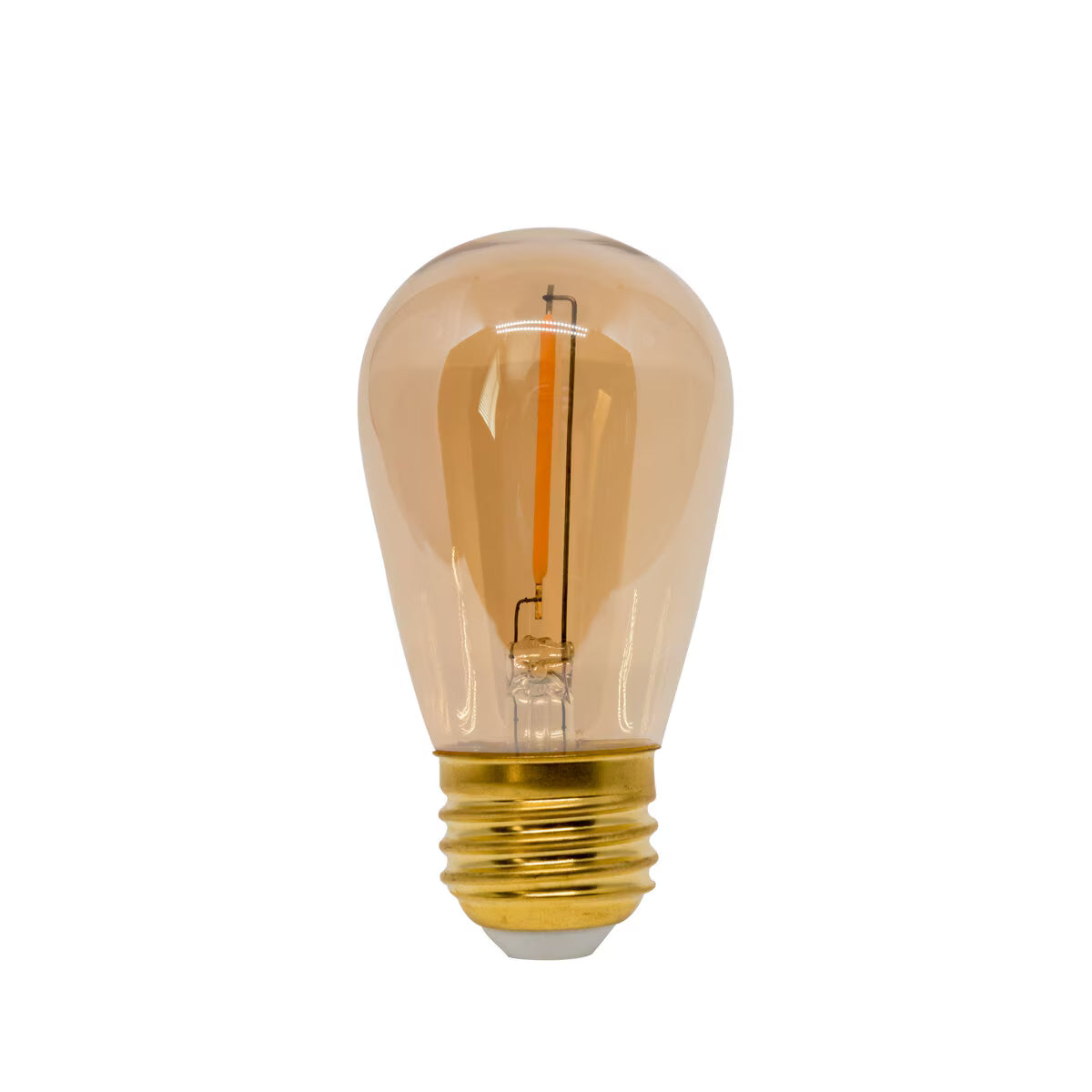 PP-LED-S14-12-WW-AMB  Prime Patio S14 LED Dimmable Bulb - Clear Glass Finish, 12V, 1W, 2000K-3000K Warm White, Classic Series