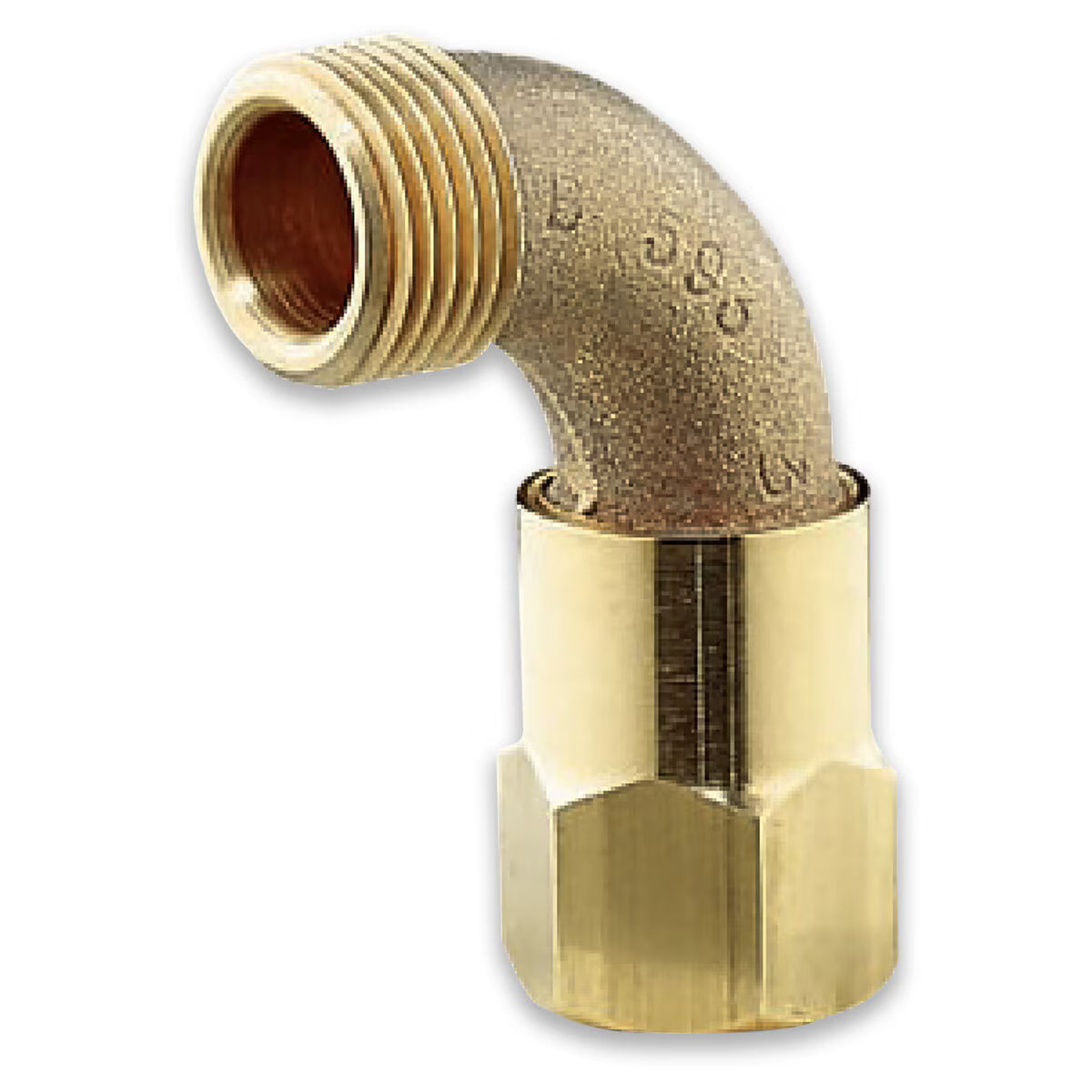 Brass Swivel Elbow 3/4 in. FPT X 3/4 in. GHT