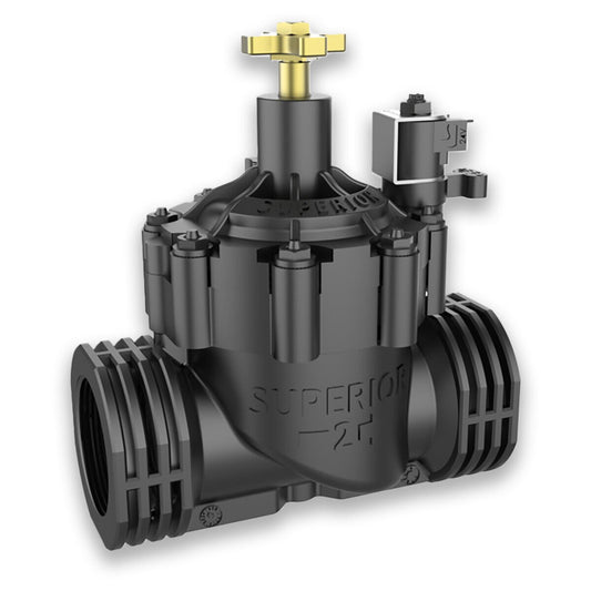 SPV Irrigation Valve w/ Reclaim Water Purple Cross Handle 1 in. Plastic