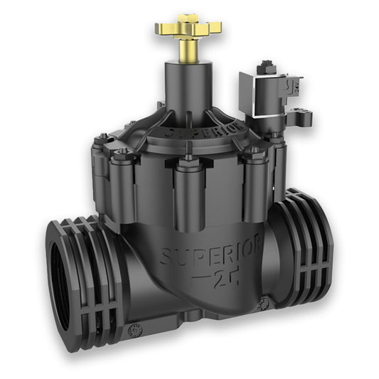 SPV Irrigation Valve w/ Reclaim Water Purple Cross Handle 1-1/2 in. Plastic