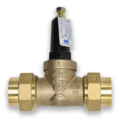 Wilkins 20XL Pressure Reducing Valve, Lead Free 1 in. Double Union FNPT