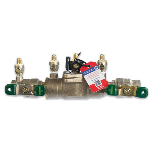 Watts LF007M3 Double Check Assembly w/ Ball Valves 3/4 in. Lead Free Bronze w/ Freeze Sensing Capability (Sensing Upgrade Kit Sold Separately) | T063231