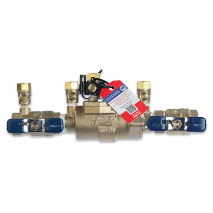 FEBCO 850 Double Check Assembly w/ Ball Valves 3/4 in. Bronze w/ Freeze Sensing Capability (Sensing Upgrade Kit Sold Separately) | T1112